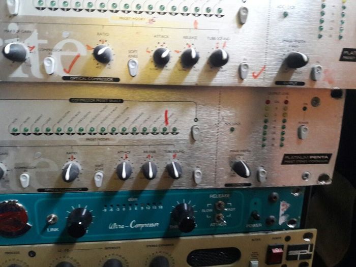 2 Focusrite Penta stereo compressors