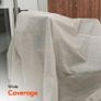 Cotton twill dust sheet 3.5m x 3.5m (12' x 12') Image 4