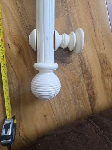 CHUNKY cream curtin pole