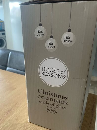 House of seasons xmas ornaments