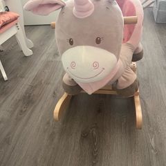 Wooden Baby Rocking Unicorn