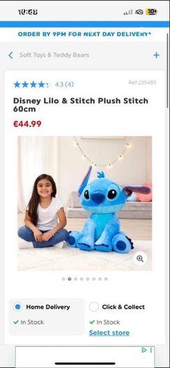 Large talking stitch