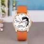 Elvis Presley themed wristwatch with orange strap Image 3