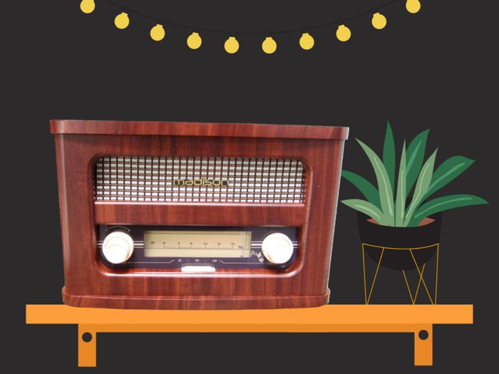 Nostalgia 30s Model Retro Vintage Look Portable Bluetooth Speaker Radio 10W