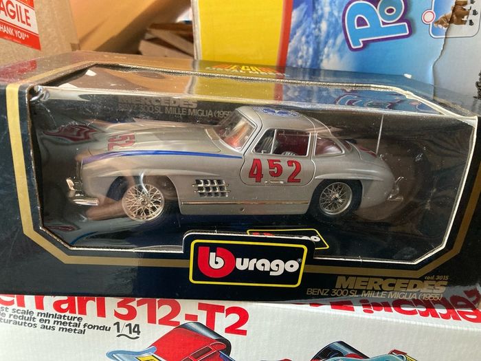 Mercedes 300 SL Mille Miglia 1/18 Burago New