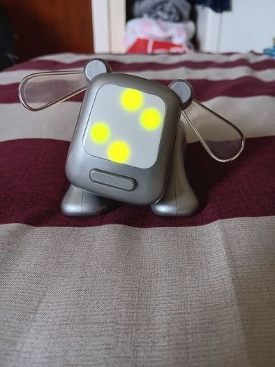 Rare Vintage 2005 Silver Hasbro iDog Pup. Working - See My Video on Ebay!