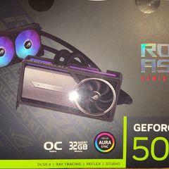 Asus Rog Astral Lc Geforce Rtx 5090 32gb Gddr7 Oc Edition 3dp Hdmi Graphics Card