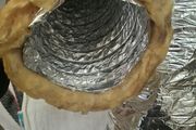Insulated flexible ventilation pipe 152mm x 10m