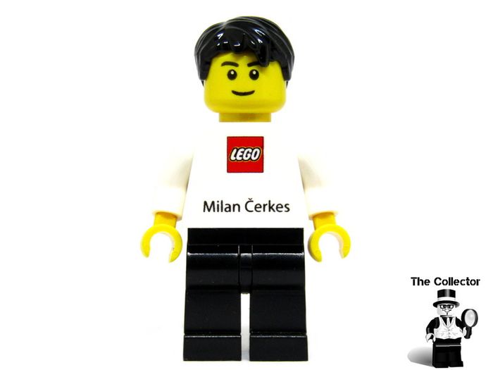 Lego Employee Milan Cerkes Business Card Minifigure Very Rare Hard To Find