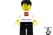 Lego Employee Milan Cerkes Business Card Minifigure Very Rare Hard To Find