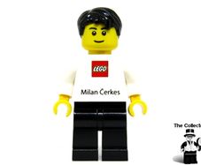 Lego Employee Milan Cerkes Business Card Minifigure Very Rare Hard To Find