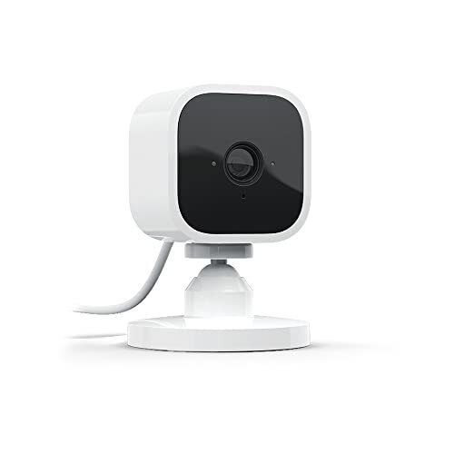 Blink Mini Indoor Security Camera 1080p HD Motion Detection Two Way Audio Works with Alexa White