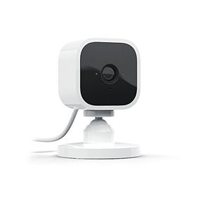 Blink Mini Indoor Security Camera 1080p HD Motion Detection Two Way Audio Works with Alexa White