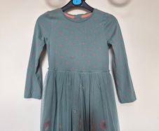 Girls dress with tulle shirt