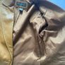 Banana Republic Tan Leather Jacket Size Uk10 Image 4