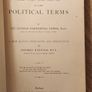 On The Use And Abuse Of Some Political Terms. By Sir George Cornewall Lewis. New Edition With Notes And Introduction By Thomas Raleigh D.c.l. Published By Claredon Press1898. Hardback In Fair Condition.  See Photos For Same. Image 5