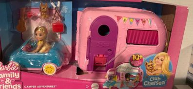 arbie Club Chelsea Camper Playset - Vehicle, Doll, Puppy & 10 Accessories