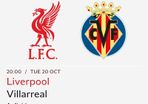 Liverpool tickets Vs Villarreal