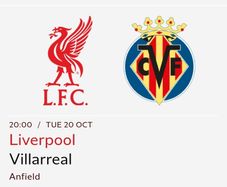 Liverpool tickets Vs Villarreal