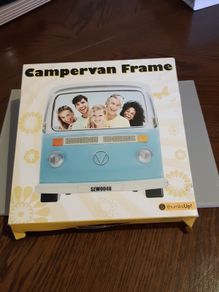 hippy camper van photo frame