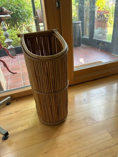 Mid Century Bamboo / Pencil Reed Stick Stand