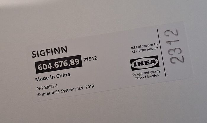 Ikea Sigfinn White Monitor Stand
