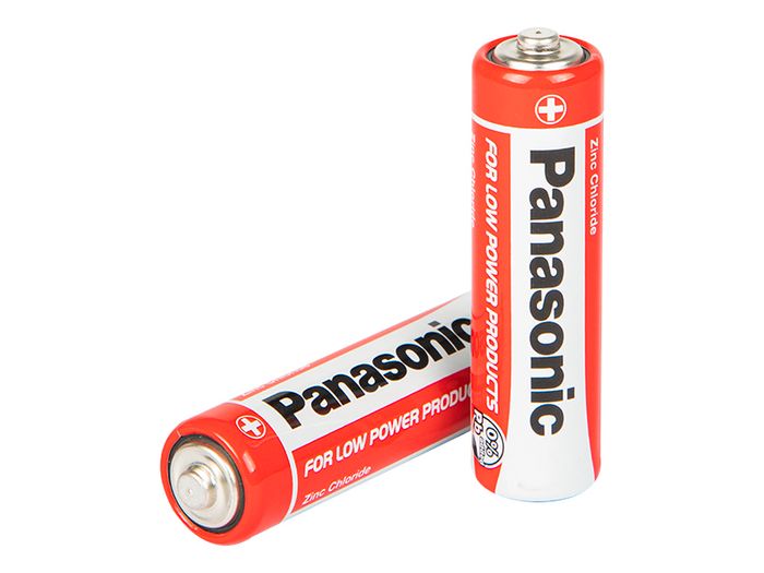 New 4x High Quality Panasonic Zinc Carbon Battery AA 1.5V 4 Pieces LR6 #951