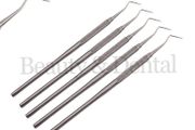 5x Periodontal Hygienists Scalers Probe 9 Dental Probes Top Quality New CE