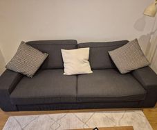 Ikea Kivik 3 seat sofa  - anthracite (very good condition)