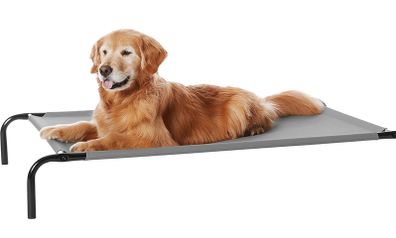 2x Large Raised Dog Beds (Amazon Basics) 1 New, 1 Like New