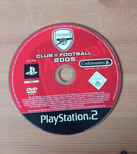Arsenal Club Football 2005 Disc Only