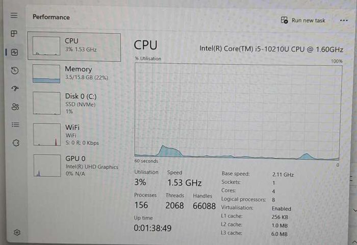 Dell Latitude 3510 | Core i5-10210U | 16GB RAM | 256GB NVMe | Windows 11 Pro