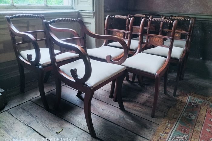 Set of 8 vintage Dining Chairs