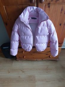 Barbie Pink Puffer Jacket size 6