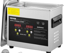3L Upgraded Ultrasonic Cleaner (200W Heater,120W Ultrasonic) Professional Digital Lab