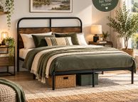 main image for ad 4ft Small Double Metal Bed Frame with Headboard