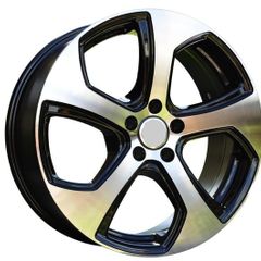 18" GTI Type black Alloys Seat Audi Skoda Vw 5x112