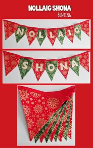 Nollaig Shona Christmas Bunting