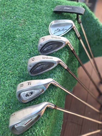 Golf clubs. Full starter set and bag.