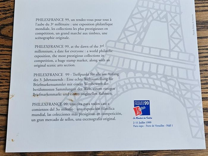 France Stamp Booklet 1999