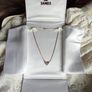 Stunning Diamond Necklace 750 yellow gold /18 Carat Image 4