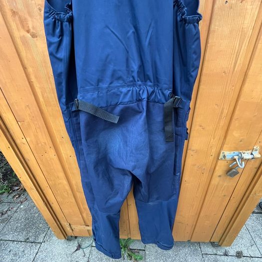 Musto Mens Blue Performance Salopettes Bib Trousers Breathable UK Size Small