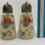 Pair Vintage Art Deco Brentleigh Ware Sugar Shaker Sifters Miffineers Handpainted 1930's Image 4