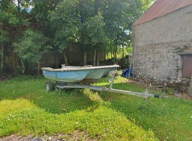 boat dory and trailer project