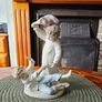 NAO by Lladro "Pillow Fight" Figurine Image 2