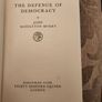 The Defence Of Democracy. By John Middelton Murry. First Edition 1939 Hardback In Good Condition See Photos For Same. Image 5