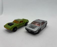 Vintage Matchbox Super Fast BMW M1 and No0 AMX Javelin