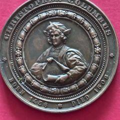 Bronze Medal Christopher Columbus
