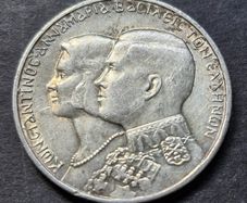 Greece 30 Drachmai - Constantine II Royal Marriage Silver coin