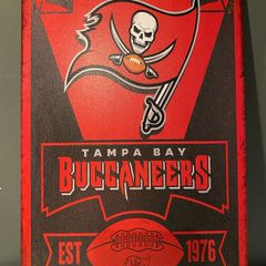 Tampa Bay Buckaneers Tin Metal sign